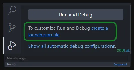 Hướng dẫn tạo file launch.json