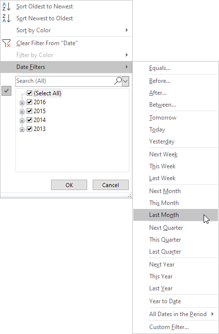 Date Filters