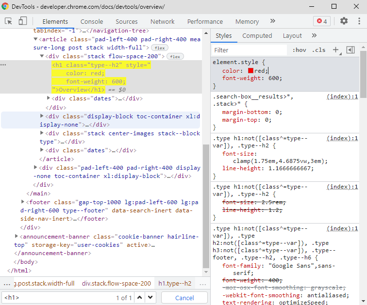 Edit CSS