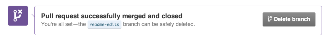 Ví dụ về Delete branch