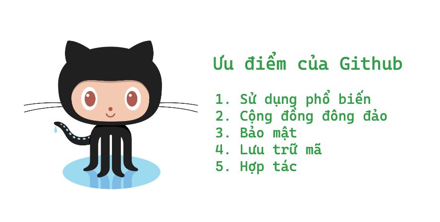 Ưu điểm của GitHub