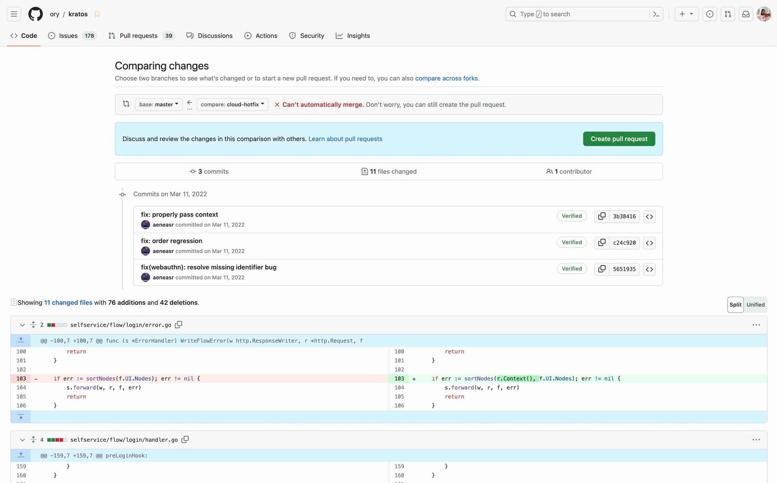Tạo pull request