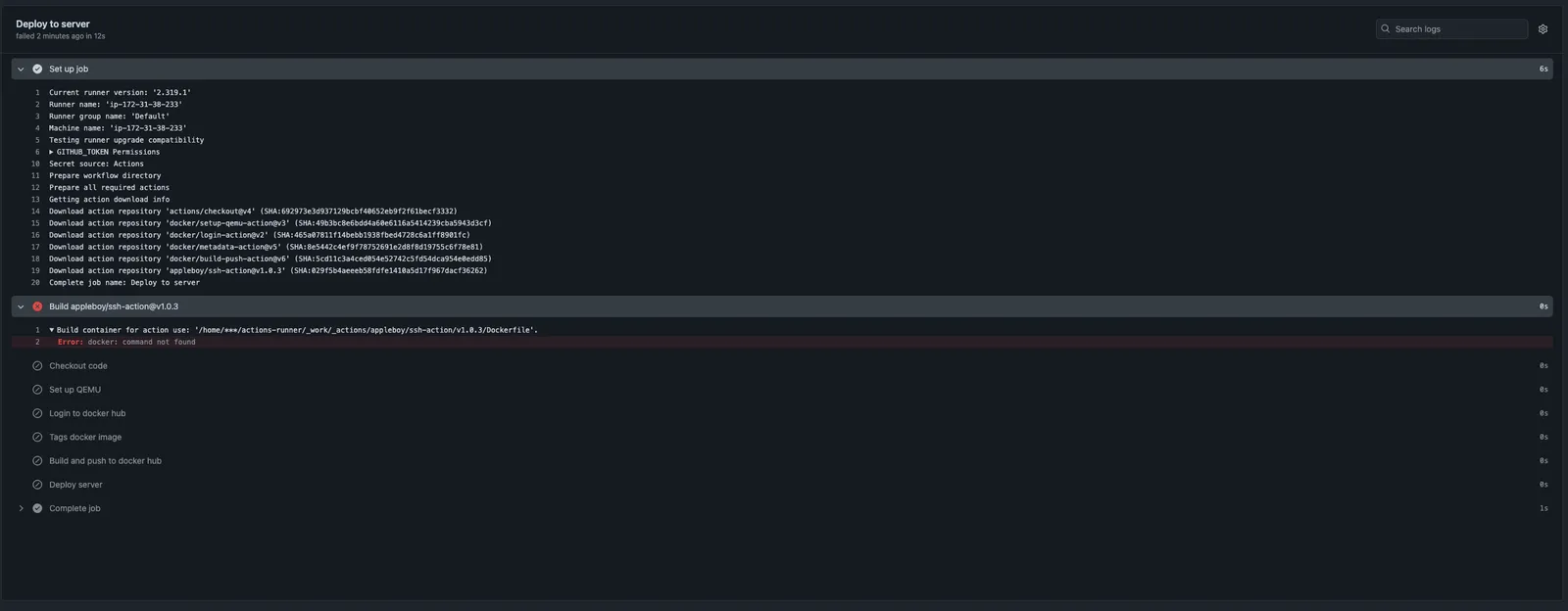 error
