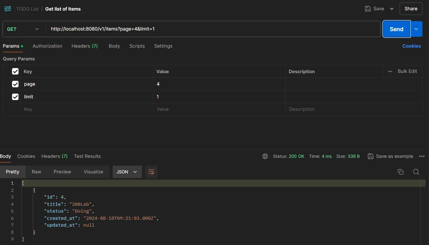Get todo items list