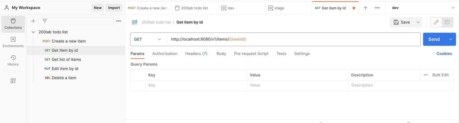 test api