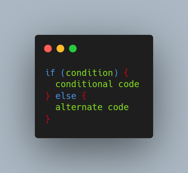 syntax if-else trong ngôn ngữ Dart