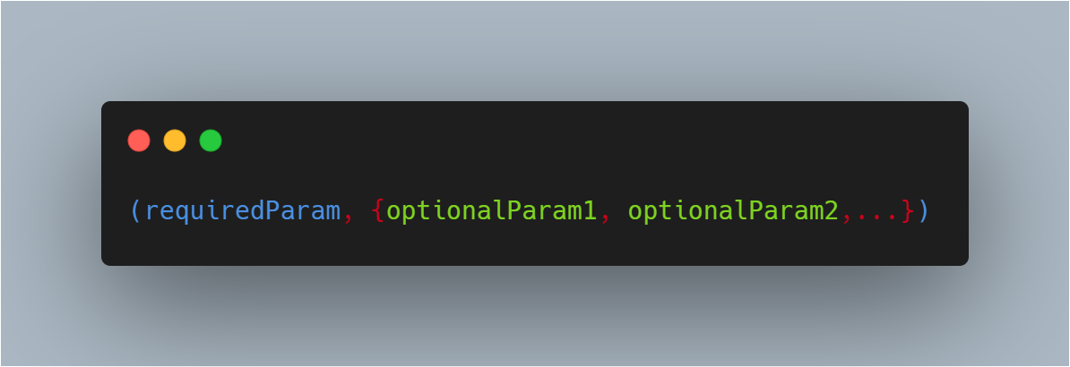 Named parameters