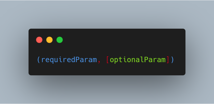 Positional Parameters