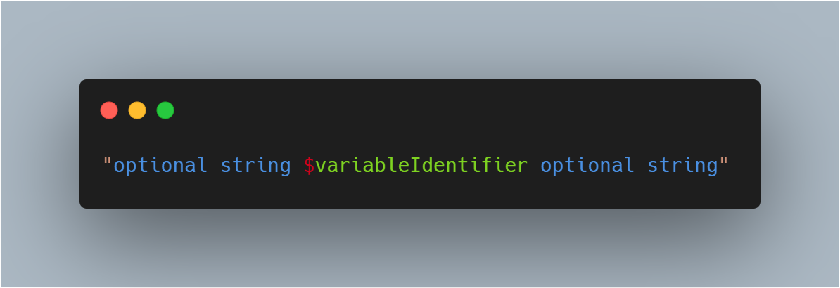 String Interpolation
